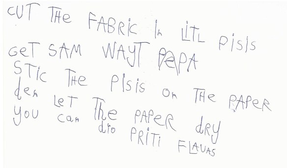 Stoffmosaik Anleitung