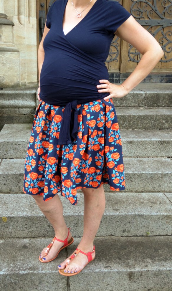 Maternity Rock blau orange